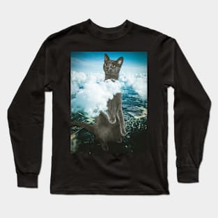 Curious Cat Long Sleeve T-Shirt